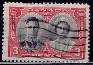 Canada, 1939, KGVI & Queen, 3c, Scott# 248, used