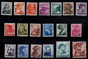 Italy Scott 813-831 complete 1961 set mixed mint and used