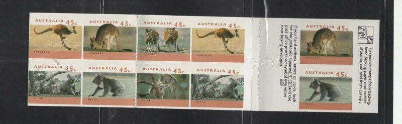 Australia #1293a (1994 Koala Self Adhesive booklet) VFMNH CV $17.50 