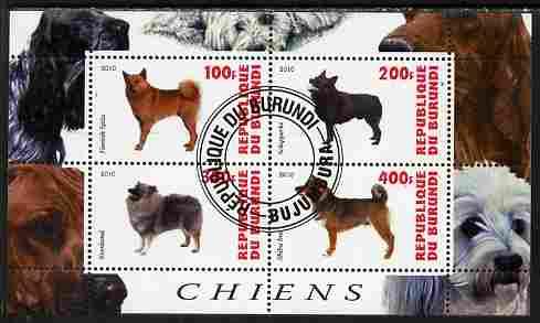 BURUNDI SHEET USED DOGS