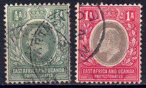 East Africa & Uganda #17-18a  CV $4.75