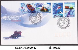 AUSTRALIAN ANTARCTIC TERRITORY - 1998 ANTARCTIC TRANSPORT - 4V - FDC