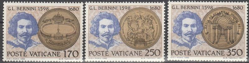 Vatican City #673-5 MNH F-VF (V4279)