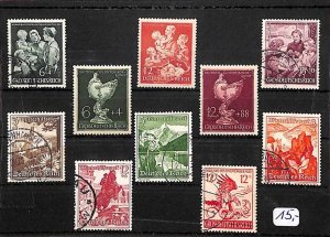 E0062 Germany Empire German Reich stamps selection