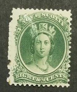 NOVA SCOTIA Scott 11a Queen Elizabeth Stamp Mint Unused MH OG z6587 
