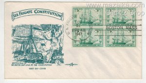 1947 USS CONSTITUTION OLD IRONSIDES 951-37 PENTARTS & BRITISH SHIP JAVA