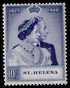 ST. HELENA GVI SG144, 10s violet blue, NH MINT. Cat £30.