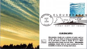 FDC 2004 SC #3878 Altocumulus Undulatus  - Boston Ma - Single - J14168