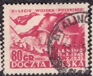 Poland 590 1953 Used