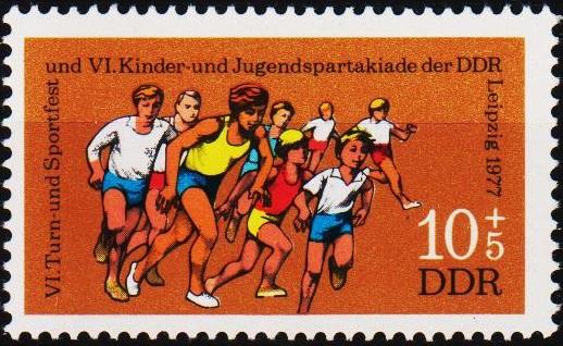 Germany(DDR). 1977 10pf +5pf S.G.E1957 Unmounted Mint