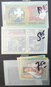 EDW1949SELL : BURUNDI Collection of VF, Mint NH sets & S/S. Scott Catalog $130.