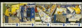 US Stamp #1489-1498 MNH - Postal People 2 Se-Tenant Strips of 5