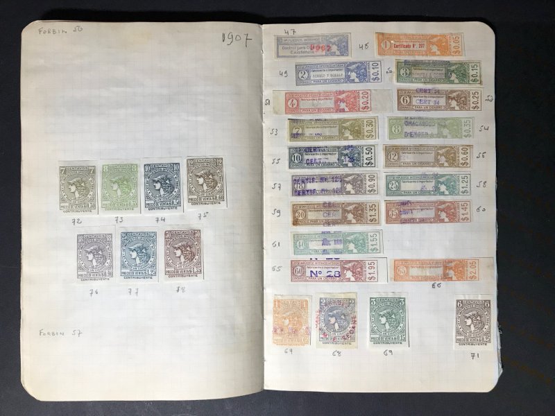 Argentina Revenue Stamps Mint/Used 1891-1932 (1600 Stamps)