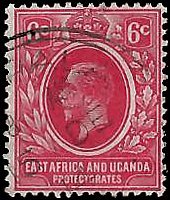 EAST AFRICA AND UGANDA   #42 USED (4)