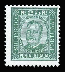 PONTA DELGADA AZORES Scott #5 1892 perf 11½ unused, VLH