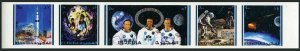 Fujeira 642A-646A,642B-646B Michel,MNH. Apollo 14 Moon flight,1971.