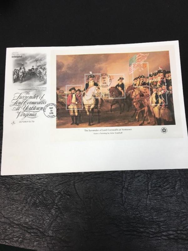 FDC 1686-9 Art Craft Set Of 4.  Unaddressed.