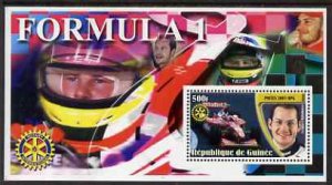 GUINEA- 2003 - Formula 1 Racing #2 - Perf Min Sheet - MNH - Private Issue