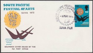 FIJI 1972 cover - Arts Festival commem cancel...............................R582