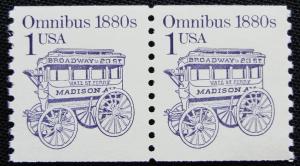 US #2225b MNH DG Coil Pair, Omnibus, SCV $.20 L3