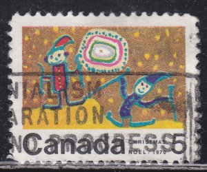 Canada 522 Children Skiing 5¢ 1970