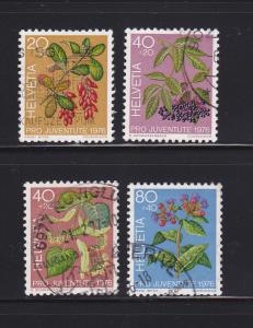 Switzerland B443-B446 Set U Plants