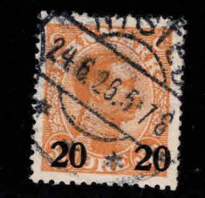 DENMARK  Scott 176 Used surcharged stamp CV $16