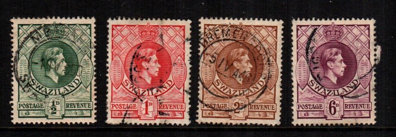 Swaziland  27 - 28 30 33   used cat $ 4.45