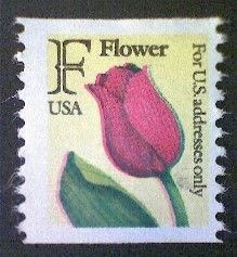 United States, Scott #2518, used(o) coil, 1991,  F Tulip, (29¢)