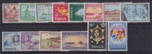 Tonga, Scott 100-113 (SG 101-114), MLH