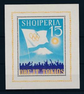 [43895] Albania 1964 Olympic games Tokyo Perforated MNH Sheet