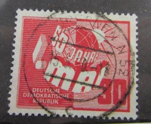 1950 Germany DDR SC #53 Anniversary of May Day Celebrations used stamp