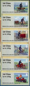 HERRICKSTAMP NEW ISSUES GREAT BRITAIN Heritage Mail by Bike Post & Go Pane