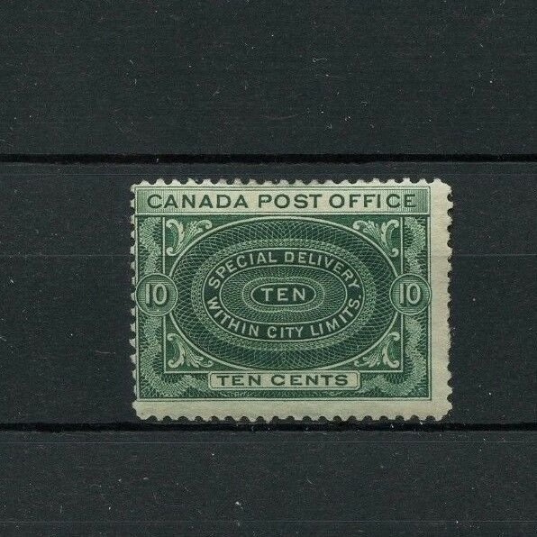 E1 Special Delivery Fine MH hinge remnant Cat $60  Canada mint