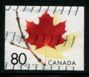 2013 Canada 80c Red Maple Leaf, used cv $0.45