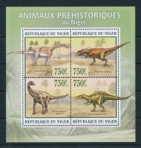 [106390] Niger 2013 Prehistoric animals dinosaurs Sheet MNH