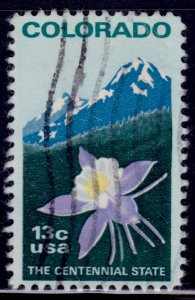 United States, 1977, Colorado Centennial, 13c, sc#1711, used