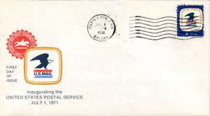 #1396 NE, Papillion 7-1-71 USPS FDC