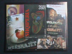 ALBANIA STAMPS-2003-SC#2706- FAMOUS PAINTING POSTER ART-MNH-S/S SHEET VF