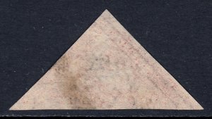 CAPE OF GOOD HOPE — SCOTT 12b (SG 18c) — 1863 1d BROWNISH RED — USED — SCV $275