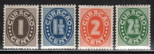 Netherlands Antilles, Curacao # 147-51 ~ Short Set ~ Unused, HM, HMR