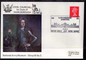 Great Britain John Churchill Army Museum 1970 Cover
