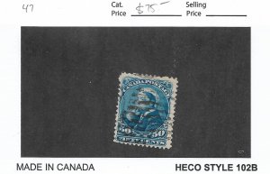 Canada: Sc #47, used (55103)