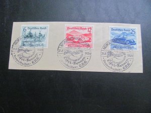 Germany 1939 USED SC B141-143 SET ON PIECE XF 100 (204) NEW COLLECTION