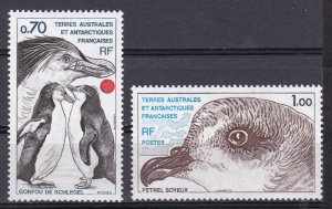 TAAF / FSAT, Fauna, Birds MNH / 1980