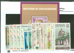 Colombia #C387/403  Single (Complete Set)