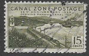 Canal Zone Scott 131  Used