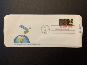 Stamped Airmail Aerogramme Envelopes  First Day Cover