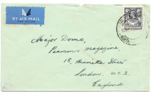 NORTHERN RHODESIA cover postmarked Broken Hill, 30 March 1936 to England