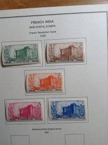 French India Lot #3   B1-B11/B13B-B15/C1-C18/CB1-CB3/J1-J12/J14-J28  MH  MH